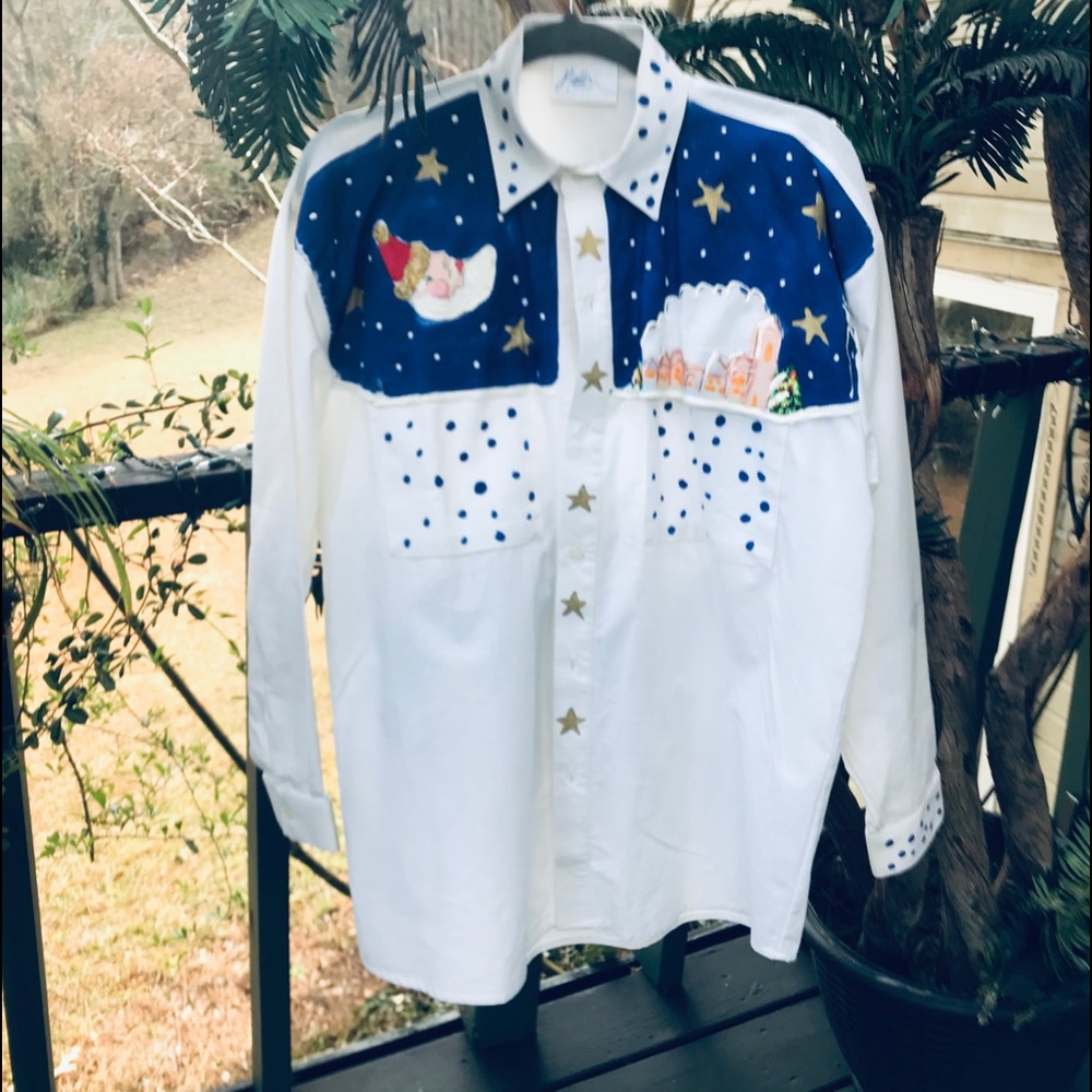 Nellie of London Hand Painted Blouse/Shirt